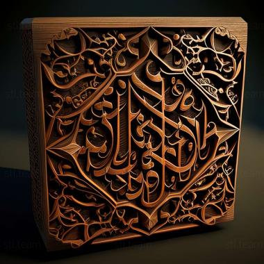 3D model al Fatihah (STL)